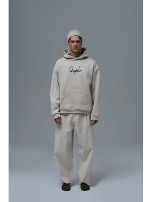 Saw Urbanity Frames Of Laughter Oversize Sweatshirt Erkek Stone