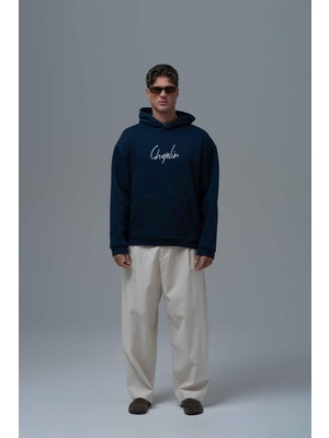 Saw Urbanity Frames Of Laughter Oversize Sweatshirt Erkek Indigo