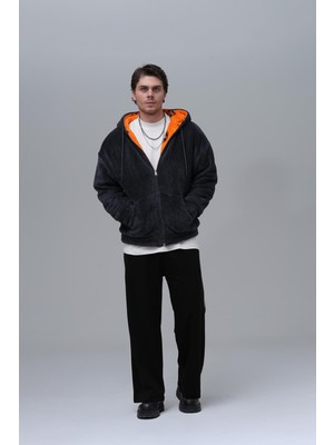 Saw Urbanity Timeless Legend Oversize Sweatshirt Erkek Füme