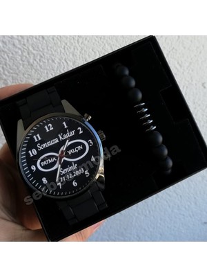 Erkek Kol Saati Sevgiliye Hediye Erkek Saat ve Bileklik Doğum Günü Hediyesi Erkeğe Hediye Sevgililer Günü Babalar Günü Hediyesi