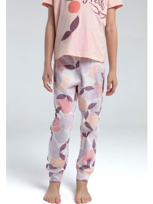 Rolypoly Kız Çocuk Pembe Pijama Takımı