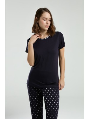 Arnetta Kadın Lacivert Pijama Takımı