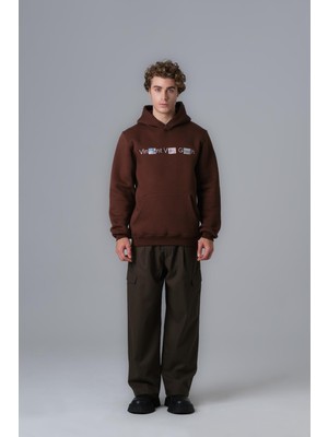 Saw Urbanity Van Gogh Frames Sweatshirt Erkek Kahverengi