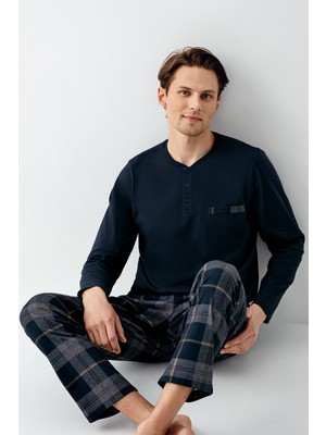 Arnetta Erkek Lacivert Pijama Takımı
