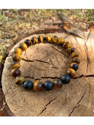 UltraMint Doğal Oniks Taşlı Renkli Bileklik, Şık ve Enerjik Takı Hediye