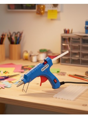 Verto 20W Silikon Tabancası 7.5 mm Silikon Uyumlu 5 Adet Hediye Silikon