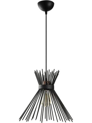 Modern Siyah Metal Sarkıt Avize, Salon, Mutfak ve Cafe Dekorasyonu