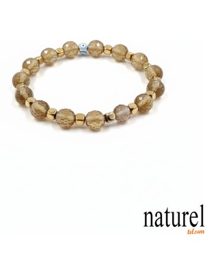 UltraMint Renkli Taş Zultanit ve Hematit Bileklik, Doğal Taşlı Şık Takı