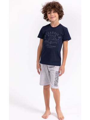 Rolypoly Erkek Çocuk Lacivert Bermuda Takım