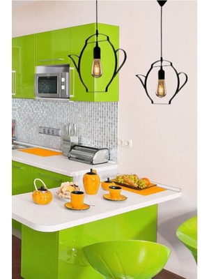 Retro Metal Sarkıt Avize, Ofis, Kafe, Otel ve Restoran Dekorasyonu