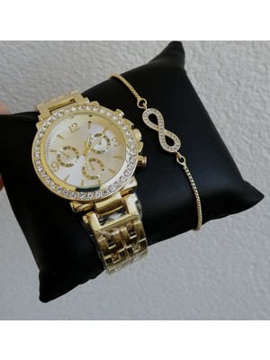 Bayana Hediye Doğum Günü Hediyesi Bayan Saat Bileklik Kombini Sevgiliye Hediye Bayan Hediye Seti Saat Kombini Anneler Günü Hediyesi