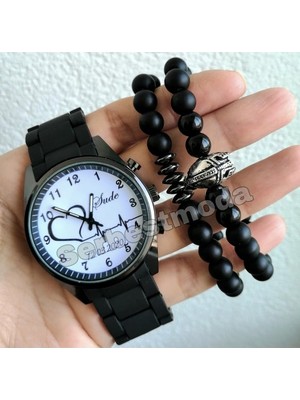 Erkek Saat Kişiye Özel Isim Baskılı Erkek Kol Saati Erkeğe Hediye Doğum Günü Hediyesi Babalar Günü Hediye Hediye Seti Sevgililer Günü Hediyesi