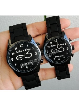 Sevgiliye Hediye Kişiye Özel Isimli Kol Saati Sevgili Saatleri Çift Saatleri Doğum Günü Yıl Dönümü Hediyeleri Kişiye Özel Isimli Saat Çift Kombin