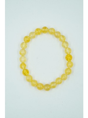 UltraMint Elde Edilen Doğal Sitrin Taşlı Zarif Bileklik, Şıklığınızı Tamamlar