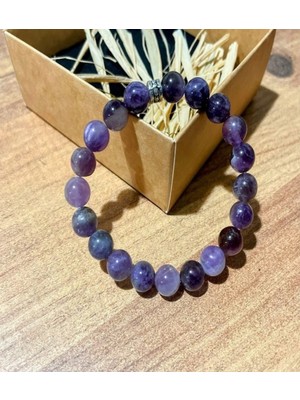 UltraMint Doğal Ametist Taşı Bileklik, Şık ve Zarif Takı Tasarımı