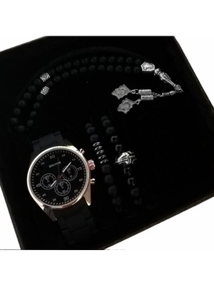 Erkek Hediye Seti Sevgiliye Hediye Saat Seti Doğum Günü Hediyeleri Erkek Kol Saati Sevgililer Günü Hediyesi