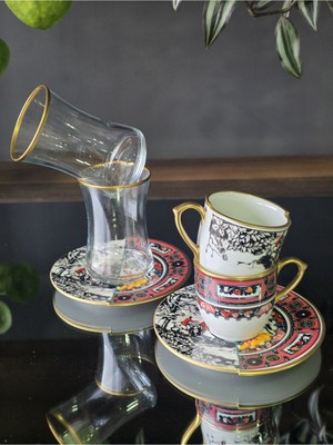 Fermato Martin 2 Kişilik Kahve ve Çay Seti