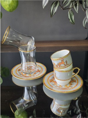 Fermato Truva 2 Kişilik Kahve ve Çay Seti