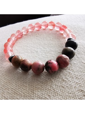 UltraMint Doğal Taş Bileklik Çift Seti, Şık ve Enerjik Takı Hediye