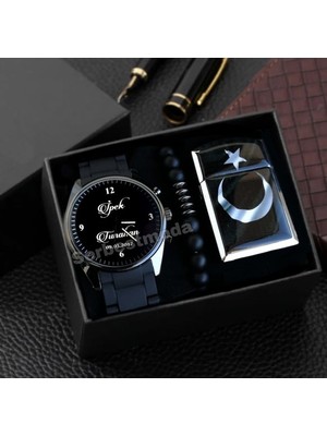 Erkek Kol Saati Kişiye Özel Fotoğraf Baskılı Saat Kombini Sevgiliye Hediye Doğum Günü Hediyesi Erkeğe Hediye