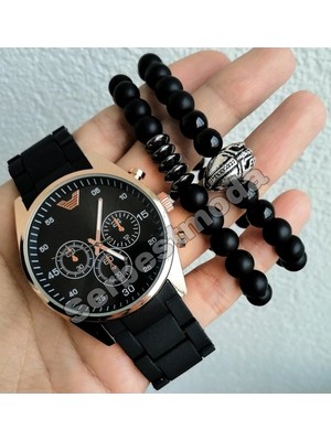 Erkek Saat Kombini Kişiye Özel Isimli Saat Babalar Günü Hediyesi Erkek Bileklik Kombin Sevgililer Günü Doğum Günü Hediyesi