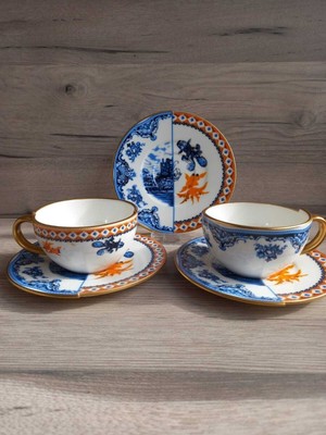 Emira Home Hybrıd-1 -2 Kişilik Çay Fincanı Seti