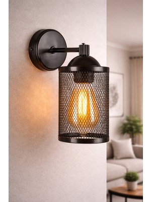 Modern Siyah Metal Kafes Duvar Aplikleri, Şık ve Zarif Tasarım