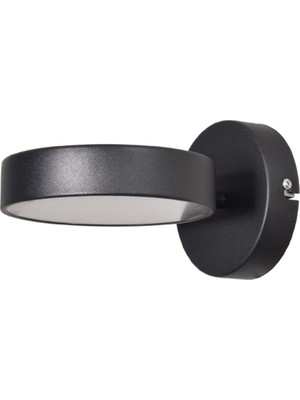 Modern Siyah Beyaz Ledli Duvar Aplikği, Banyo, Mutfak ve Salon Için