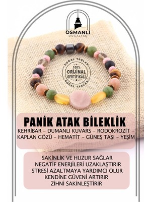UltraMint Enerji ve Denge Sağlayan Renkli Doğal Taş Bileklik, Şık ve Rahat Kullanım