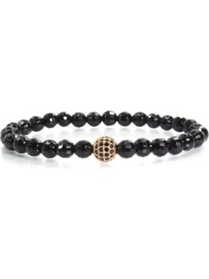 UltraMint Siyah Turmalin Doğal Taş Şık Bileklik, Zarif ve Enerji Dolu Tasarım