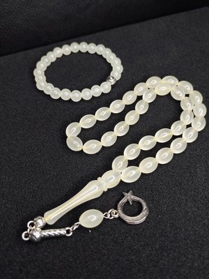 UltraMint Kedigözü Tesbih ve Bileklik Erkek Aksesuar Seti, Şık ve Zarif Kombin