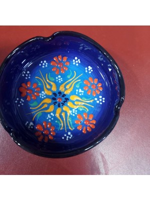 El Yapımı Seramik Büyük Küllük, Çap 10CM, Yükseklik 4cm, Şık Tasarım