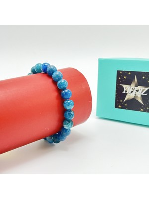 UltraMint Doğal Taş Bileklik, Sertifikalı 8mm Elastik Misinalı, Şık Takı