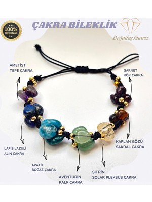 UltraMint Doğal Taş Çakra Bileklik, Enerji ve Denge Için Şık Takı