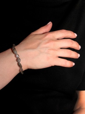 UltraMint Doğal Taş Labradorit Bileklik, Şıklık ve Zarafet Için Tasarlandı