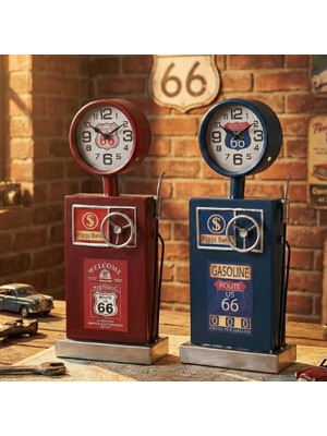 Urfakent Klasik Benzinlik Tasarımlı Masaüstü Saat