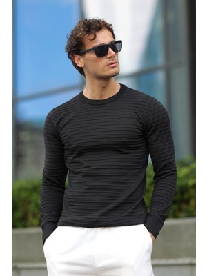 Aziso Erkek Bisiklet Yaka Triko Kazak