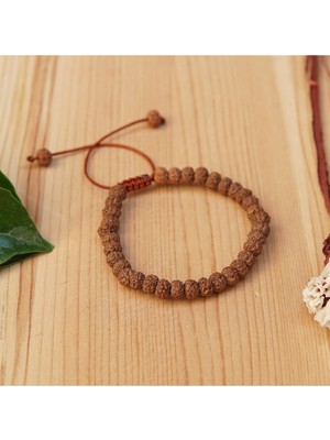 UltraMint Sertifikalı Rudraskha Tohum Bileklik, 6mm, Doğallık ve Şıklık Bir Arada