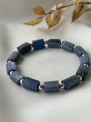 UltraMint El Yapımı Doğal Taşlı Şık Gümüş Bileklik, Zarif ve Özgün Tasarım