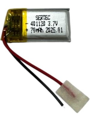Noip 401120 3.7V 70 Mah Lipolymer Pil (DEVRELI/1.5A) (925)