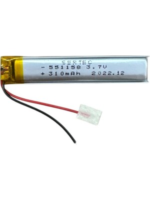 Noip 551158 3.7V 310 Mah Lipolymer Pil DEVRELI/1.5A (925)