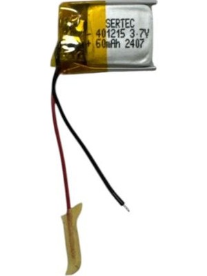 Noip 401215 3.7V 60 Mah Lipolymer Pil DEVRELI/1.5A (925)