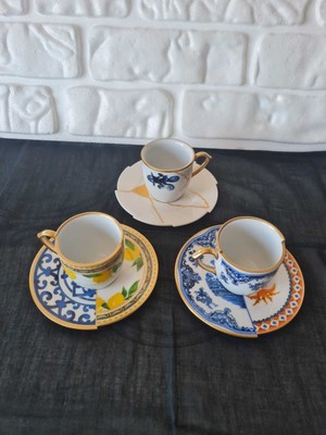 Fermato Mıx Lux Set-6 Kişilik Türk Kahve Fincanı Seti