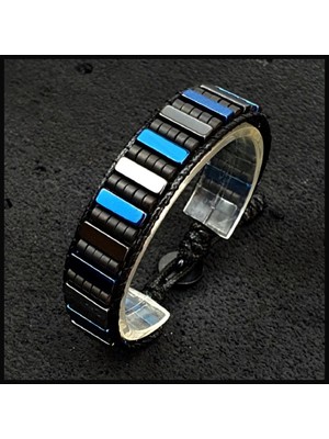 UltraMint Doğal Taş Bileklik, Hematit Taşı, Erkek ve Kadın Tarzı Bileklik