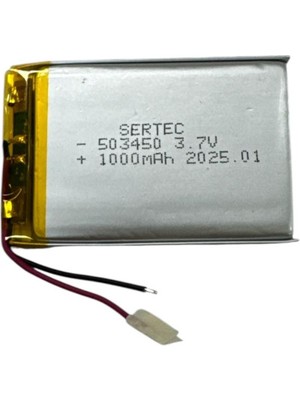Noip 503450 3.7V 1000 Mah Lipolymer Pil DEVRELI/1.5A (925)