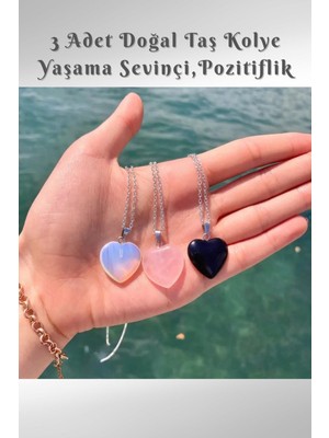 UltraMint Doğal Taş Kolye, Odak ve Konsantrasyon Için Parlak Taş Takısı