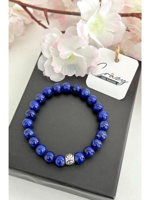 UltraMint Doğal Lapis Lazuli Bileklik, Şık ve Unisex Takı, Enerji Dolu Tasarım