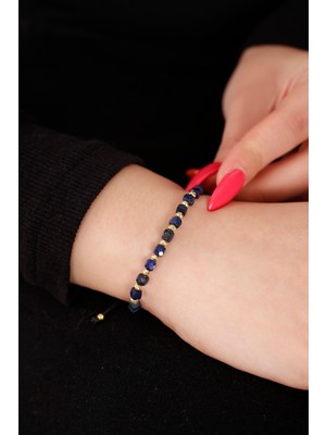 UltraMint Şık Kadın Doğal Taşlı Gümüş Bileklik, Zarif ve Modern Takı Tasarımı