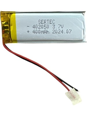 Noip 402050 3.7V 400MAH Lipolymer Pil DEVRELI/1.5A (925)