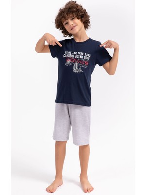 Arnetta Erkek Çocuk Lacivert Bermuda Takım